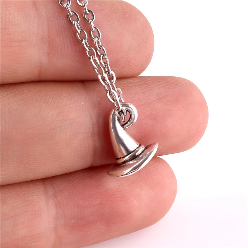 Женское ожерелье с подвеской в виде шляпы ведьмы|Ожерелья подвеской| |