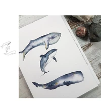 whale transparent clear stamps silicone seal for diy scrapbooking card making photo album decoration handmade crafts template