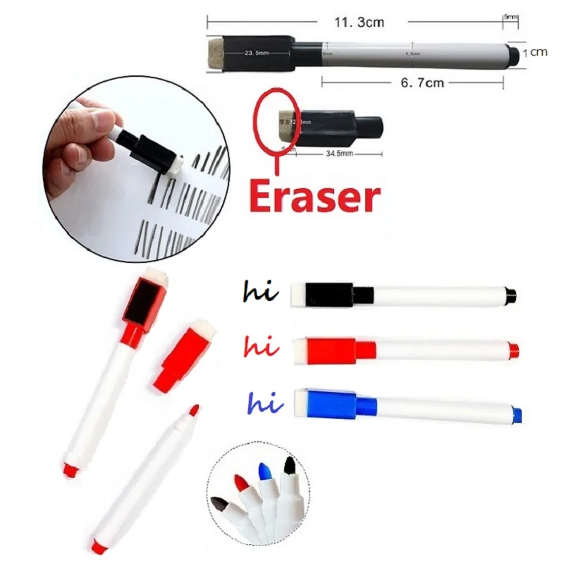 Магнитная доска A5 для холодильника сухого стирания фотомагнитная с 3 магнитными