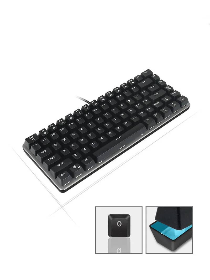 

Red Storm F82 Mechanical Keyboard Blue Axis Black Axis Red Axis Brown Axis Laptop Keyboard Desktop Wired Game Office Keyboard