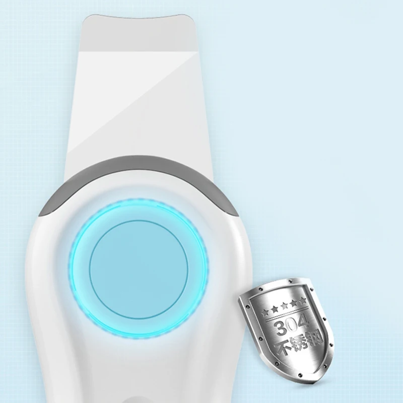 

Ultrasonic Skin Scrubber Peeling Shovel Tool Ion Acne Blackhead Remover Deep Face Cleaning Machine Face Lifting Facial Massager