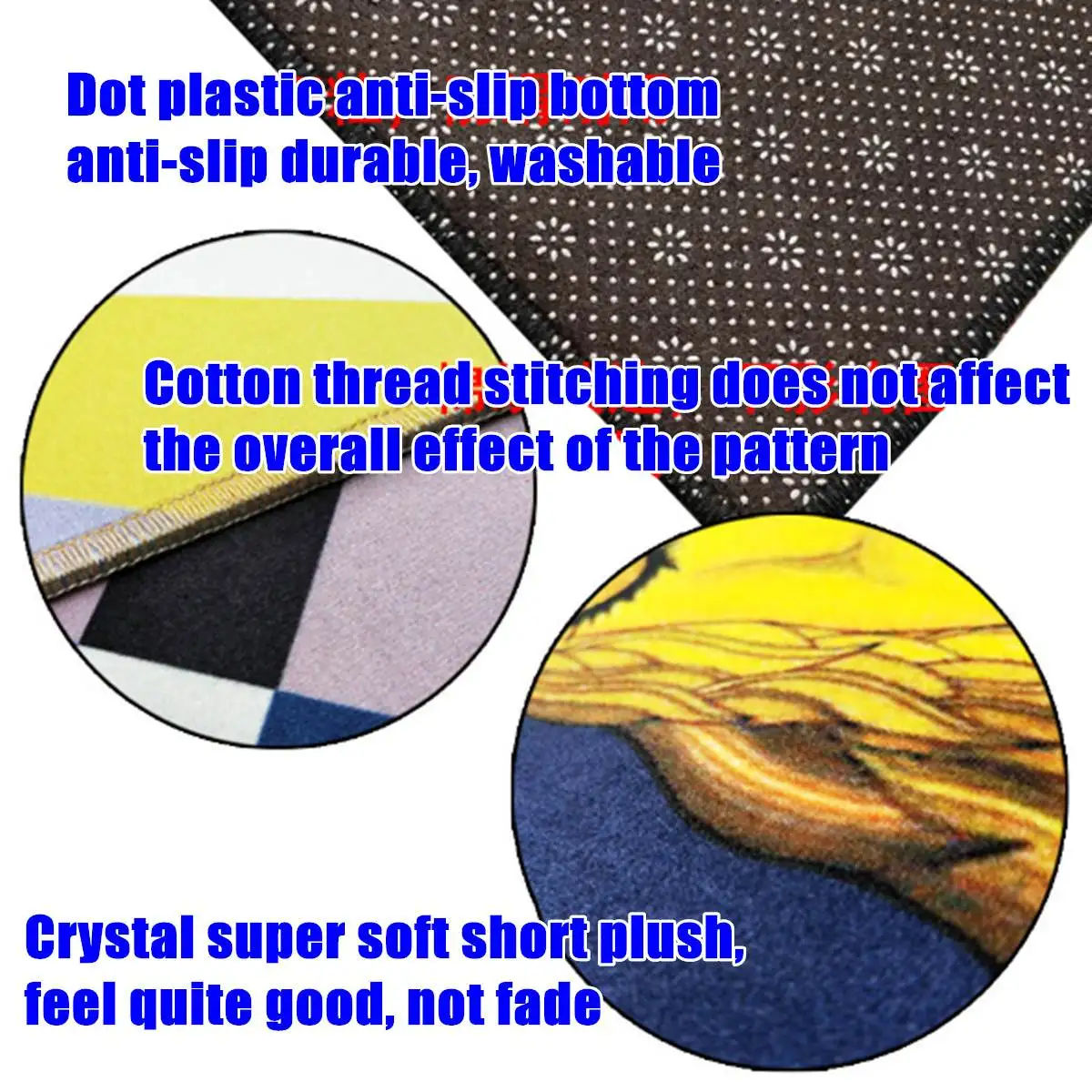 

Modern Design Style Carpets Living Room Carpet Black And White Geometric Square Pattern Carpet Dustproof Room Decor Rugs Mat