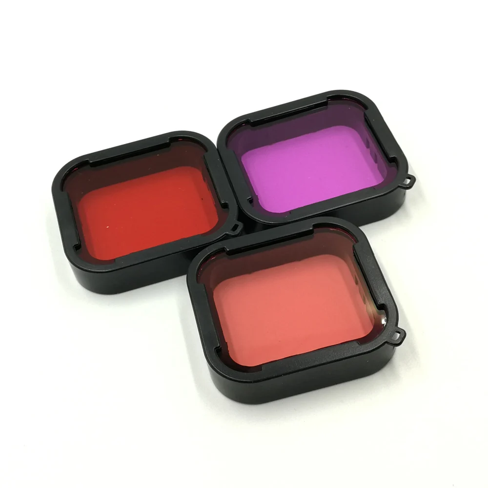 3 шт./упаковка фильтры для подводного плавания GoPro HERO 5 6 7|Фотофильтры объективов| |