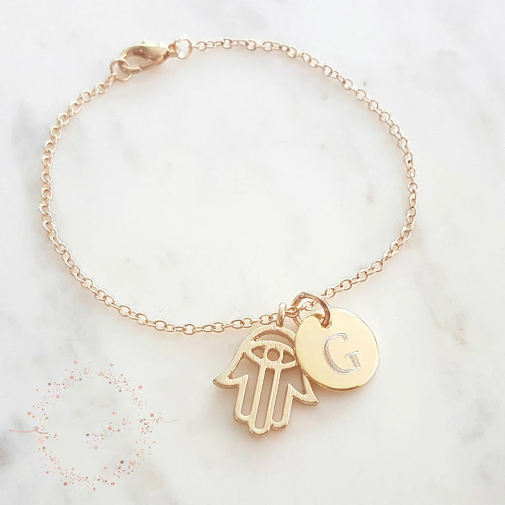 FYW персонализированные модные из нержавеющей стали Хамса подвеска в форме руки