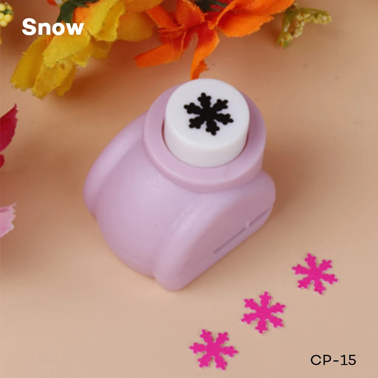 Snow 1 шт. Мини поделки для скрапбукинга ручной работы дырокол для открыток для поделок подарочная карта бумажный Дырокол CL-1203 - Цвет: Snow