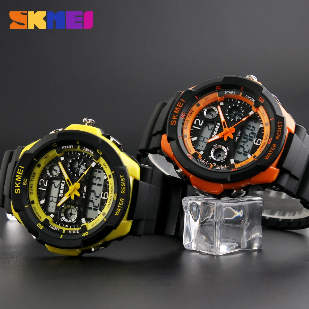 

SKMEI New Shock Fashion Men Sports Watches Analog Quartz Digital Watch Multifunctional Military Watch Men Relogio Masculino