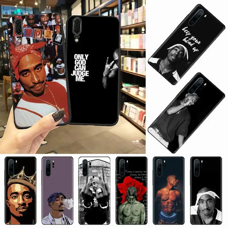 2pac Тупак американский рэпер coque при чехол для телефона Huawei honor Mate P 10 20 30 40 Pro 10i 9 20x8