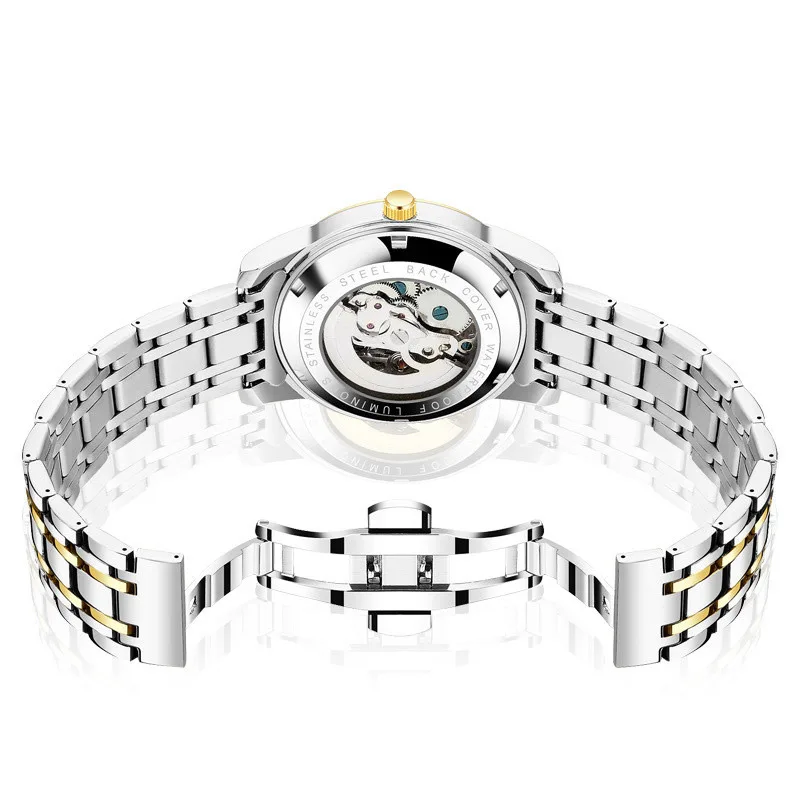 

KIMSDUN Replica Reloj Hombre Waterproof Business Gold Watch Orologio Automatico Uomo Tourbillon Men Mechanical Wristwatches Saat