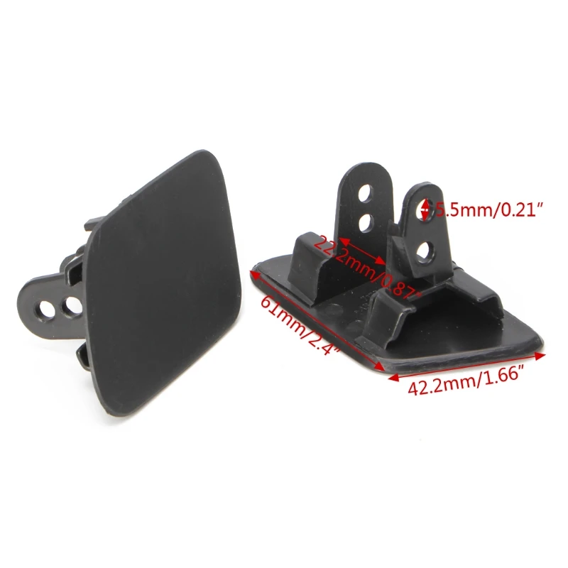 

Car Front Left Right Headlight Washer Jet Spray Nozzle Cover for bmw X5 E70