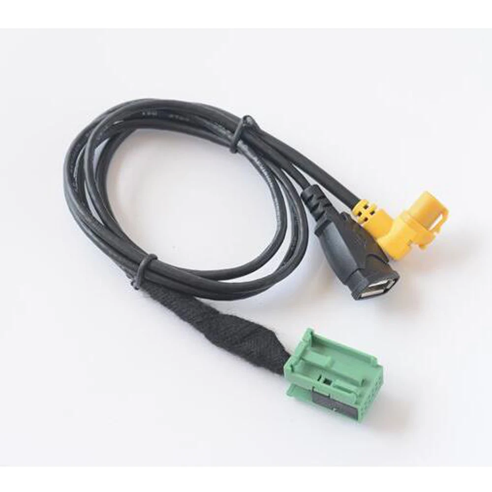 Автомобильный USB разъем MMI 3G AMI адаптер входа для Audi A6 A4 Q5 Q7|Кабели адаптеры и