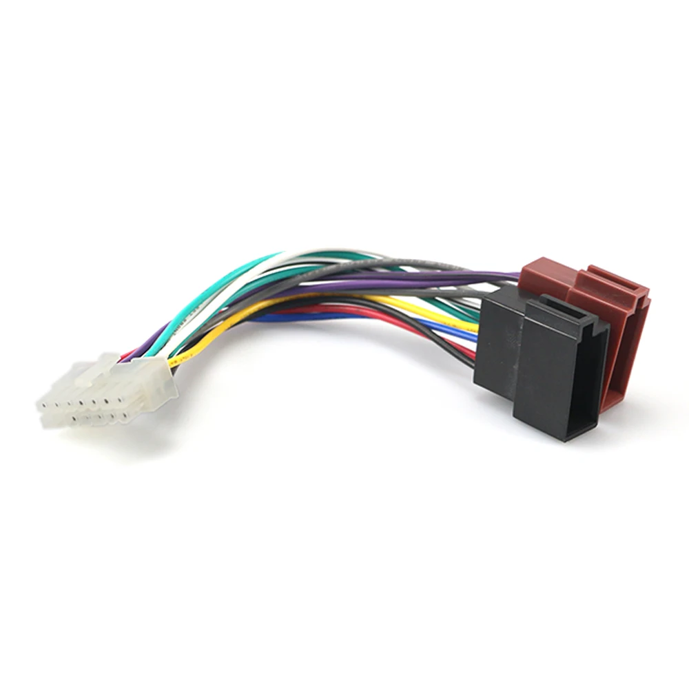 ISO Car Wiring HARNESS FOR CAR AUDIO INSTALLATION AUDIOVOX AEG CLATRON Harness Radio Wire Adapter |
