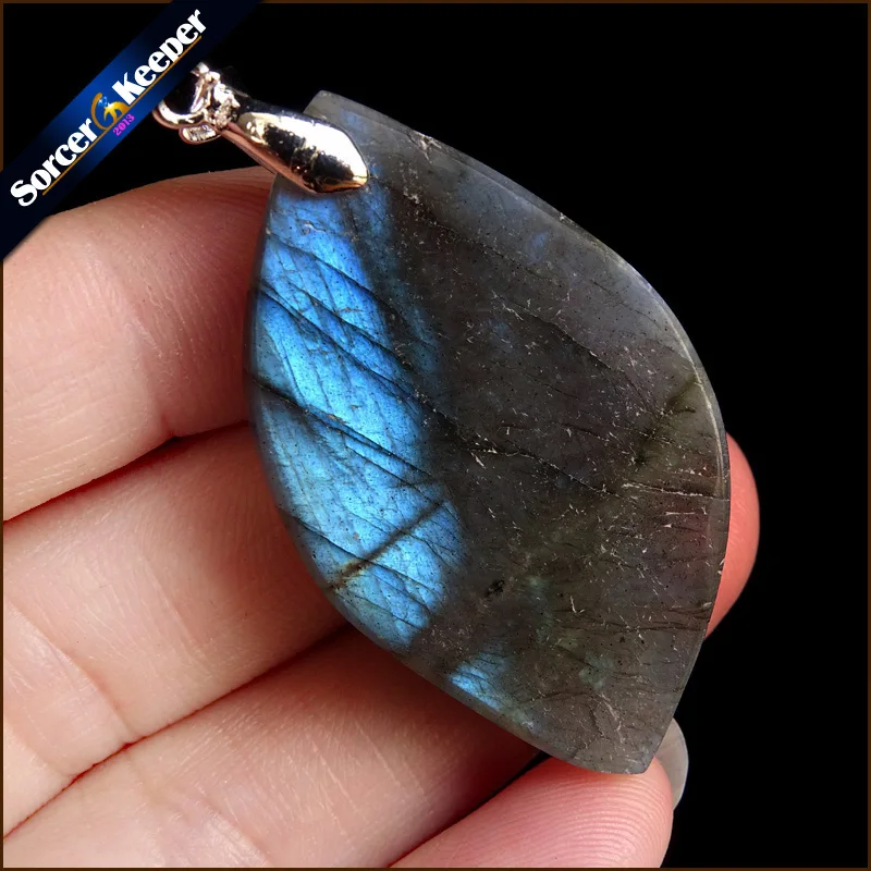 Ожерелья с цепочкой для женщин и мужчин оптовая продажа камень лабрадорит