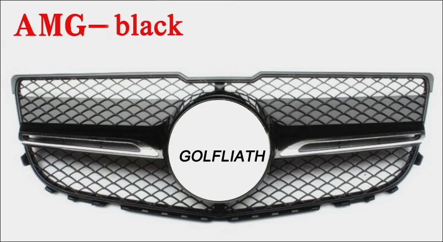 Стиль для Mercedes-Benz GLK class X204 GLK260 GLK300 GLK350 передняя решетка центральный гриль 2013-2015