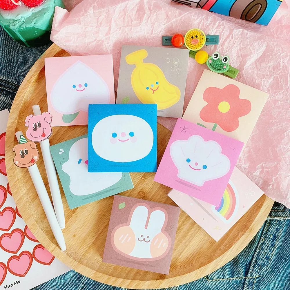 Bentoy милый мультяшный Флора облако клейкая бумага для заметок портативный