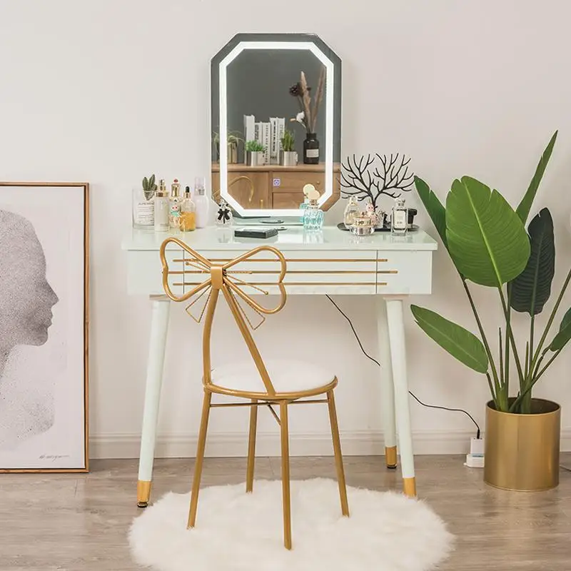 Роскошный легкий скандинавский туалетный столик ins спальня экономичного типа