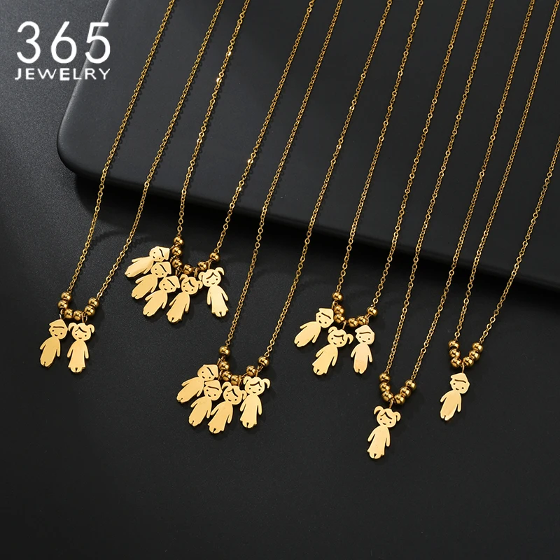 Подвеска из нержавеющей стали для мальчиков и девочек персонализированное