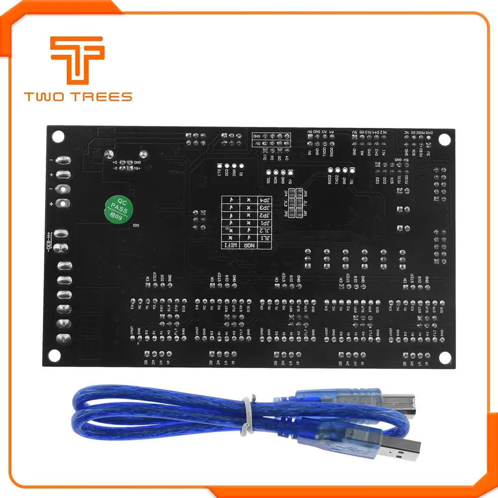 Детали для 3d принтера MKS Gen V1.4 плата управления Mega 2560 R3 Материнская плата RepRap Ramps1.4+ TMC2100/TMC2130/TMC2208/DRV8825 драйвер