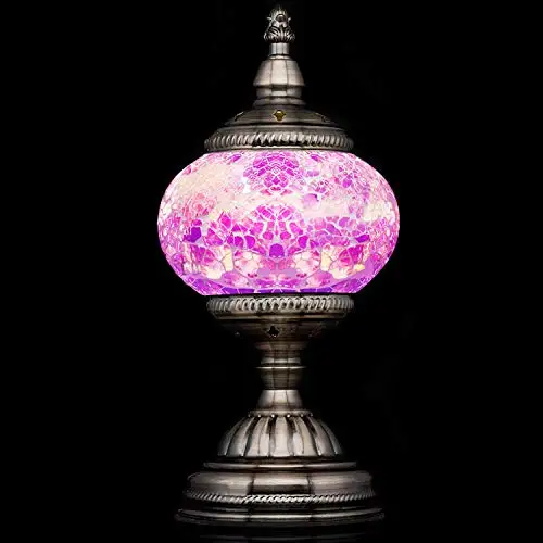 Мозаичные Лампы Ручной Турецкая мозаичная Настольная лампа с алмазной мозаики
