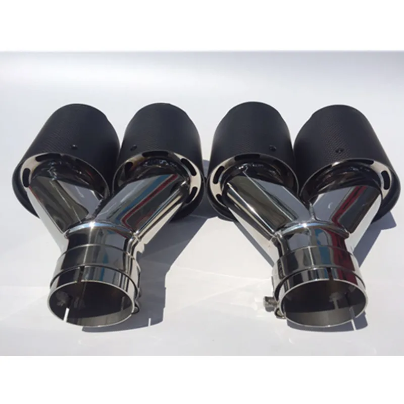 2 шт. Универсальный двойной матовый наконечник из углеродного волокна 304