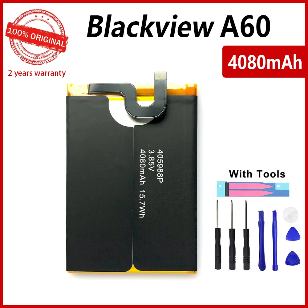 100% Оригинальный аккумулятор 4080 мАч для Blackview A60 405988p мобильный телефон