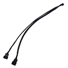 4 Pin Y сплиттер кабель 4Pin PWM женский 34 Pin PWM кабель с адаптером для компьютера Процессор чехол вентилятор адаптер Мощность кабель