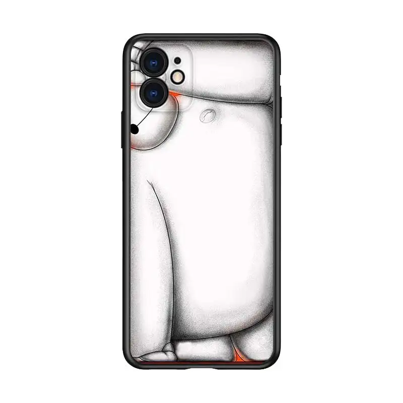 

Big Hero 6 for Apple iPhone 12 Pro Max Mini 11 Pro XS Max X XR 6S 6 7 8 Plus 5S SE2020 Soft Black Phone Case