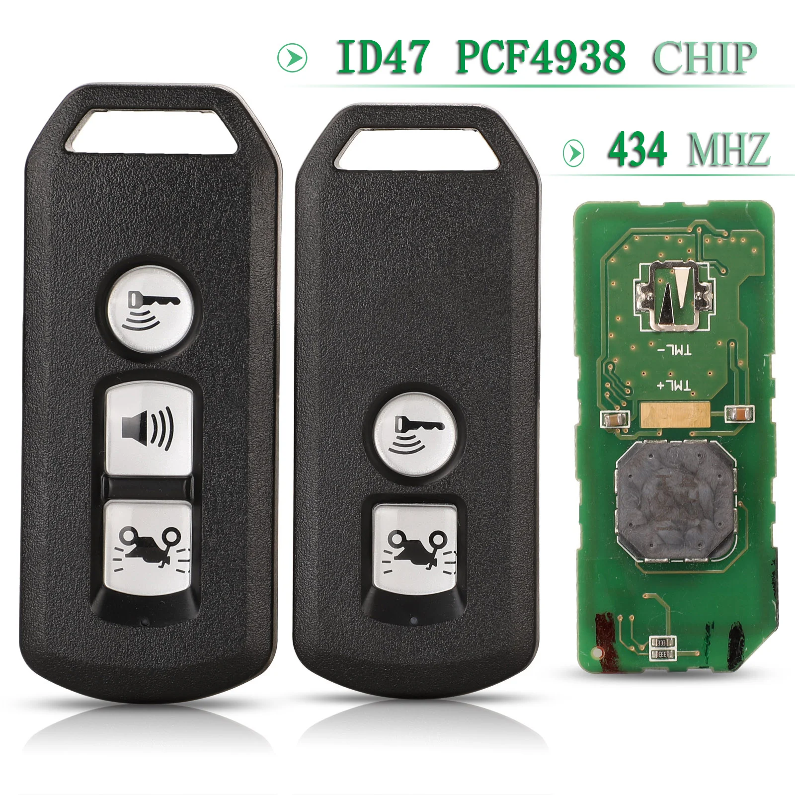 

Ключи автомобильные bilключи, 5 шт., 2/3 кнопок, 434 МГц, ID47, Honda, для Honda K35V3 ADV SH 150 Forza 300 125 PCX150 2018 Hybrid