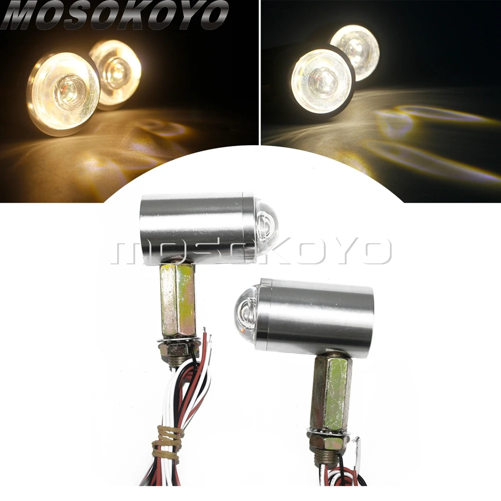 Светодиодный указатель поворота для мотоцикла 2 в 1 дневные ходовые огни стиле