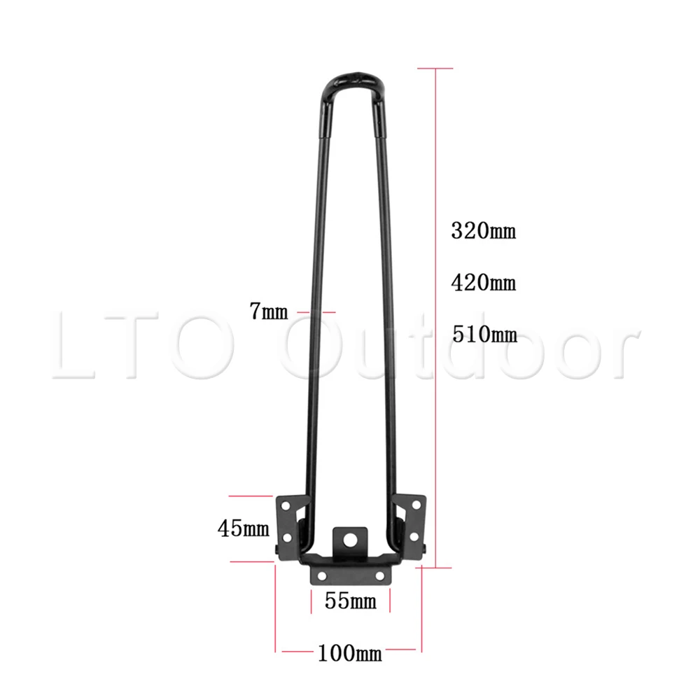 2/4 шт. складные металлические шпильки для стола 14 дюймов