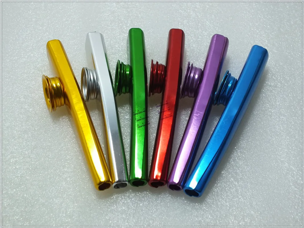 Металлический Казу легкий портативный инструмент для начинающих флейты