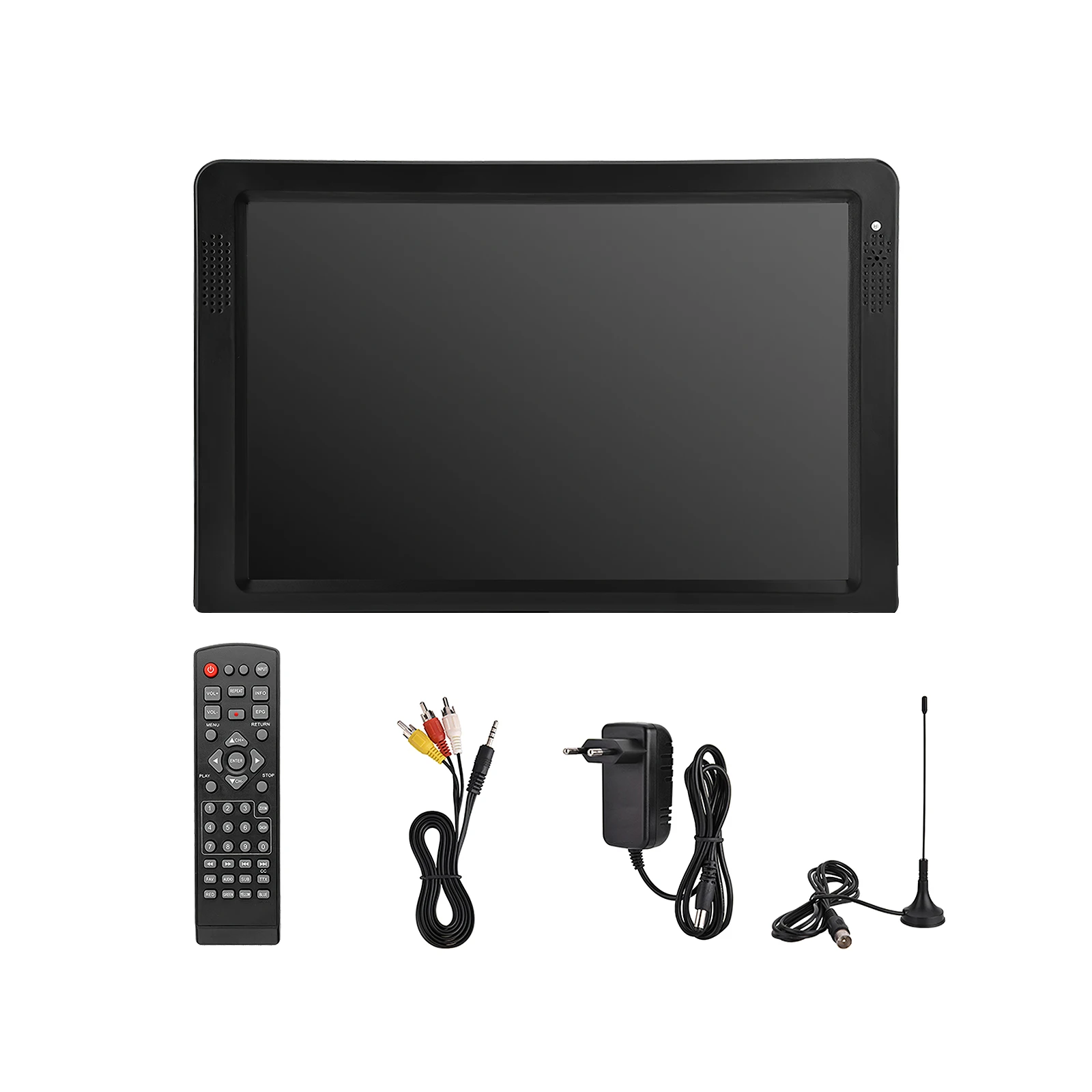 Портативный ТВ монитор Televisor небольшой цифровой 12 дюймов автомобиль аналоговый