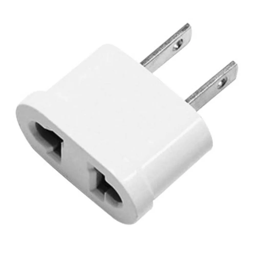 Черный белый цвет Портативный Мини Американский Универсальный 2 pin штекер