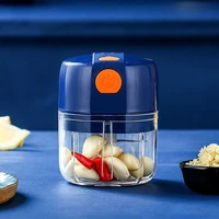 mini usb rechargeable garlic vegetable meat grinder press mincer food chopper portable crusher garlic machine kitchen xh8z