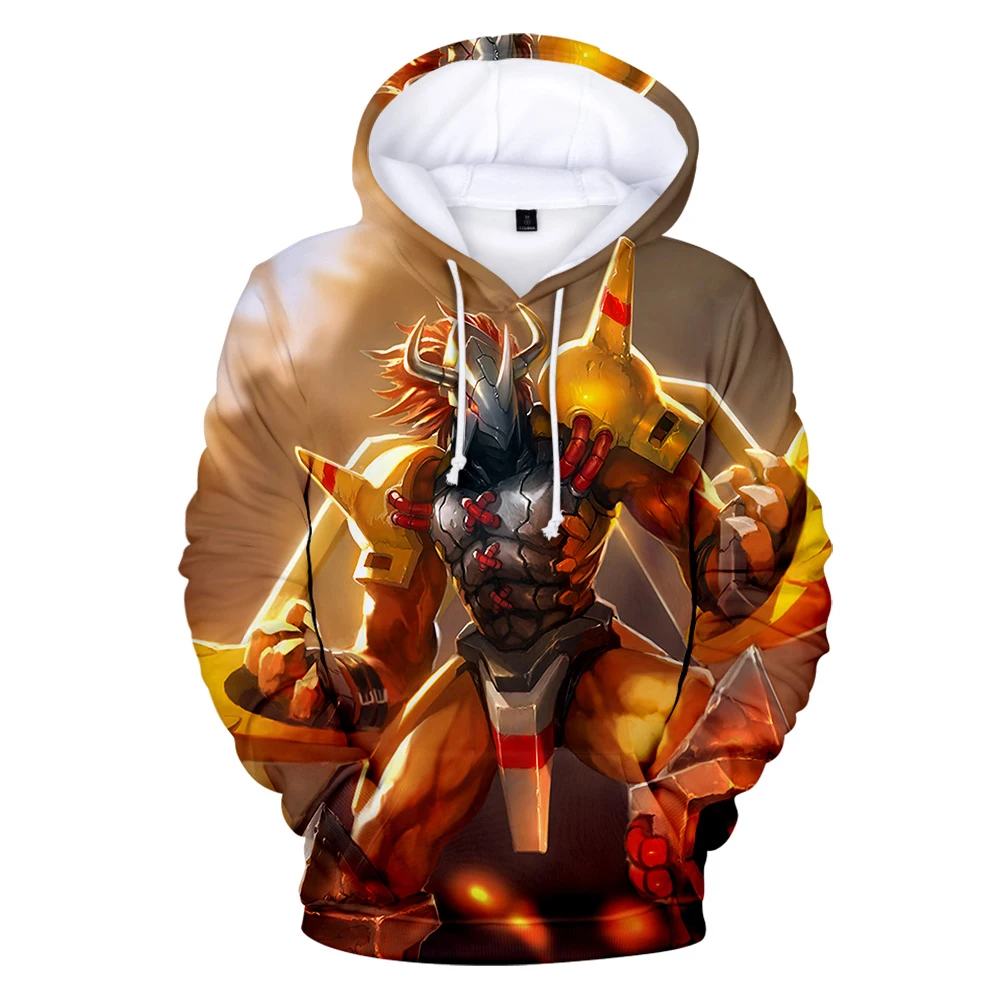 Аниме Digimon Приключения wargraymon 3D толстовки свитшоты мужские/женские повседневные с