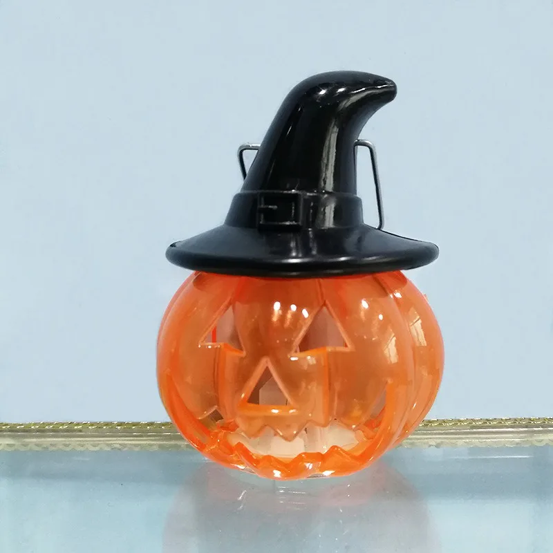 Portable LED Pumpkin Lantern Colorful Light Changing Night Table Lamp For Halloween Holiday Party Decor | Дом и сад
