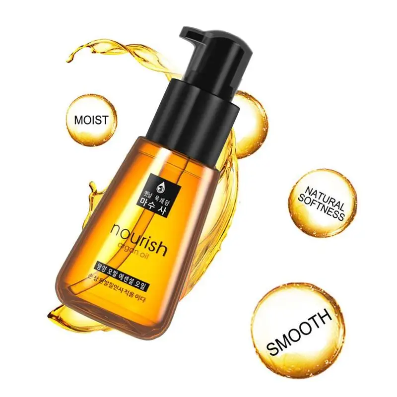 70ml Morocco Argan Oil HEssence Nourishing Repair Damaged Hair Treatment Essential Oils wash-free air Conditioners Care |