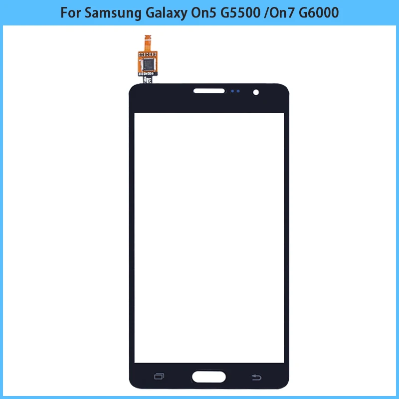 10PCS For Samsung Galaxy On5 G5500 G550/On7 G6000 SM-G6000 Touch Screen Panel Sensor Digitizer LCD Front Outer Glass Replace - купить по