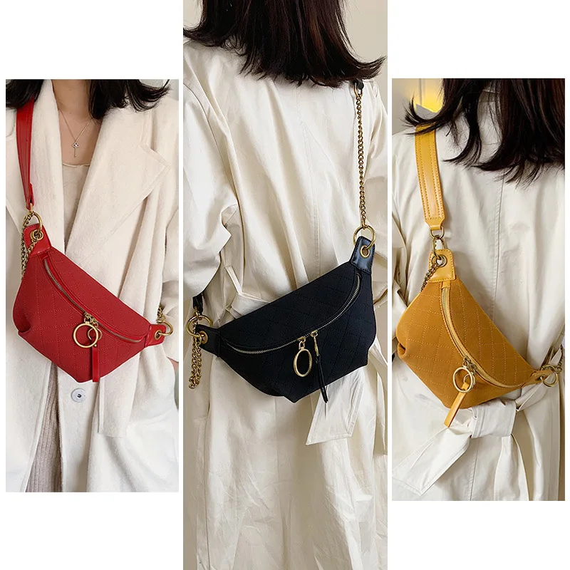 

Ladies Messenger Bag Chain Women Shoulder Bag Mobile Phone Bags Casual Travel Sports Purse Cross-border Bag Diamond Lattice