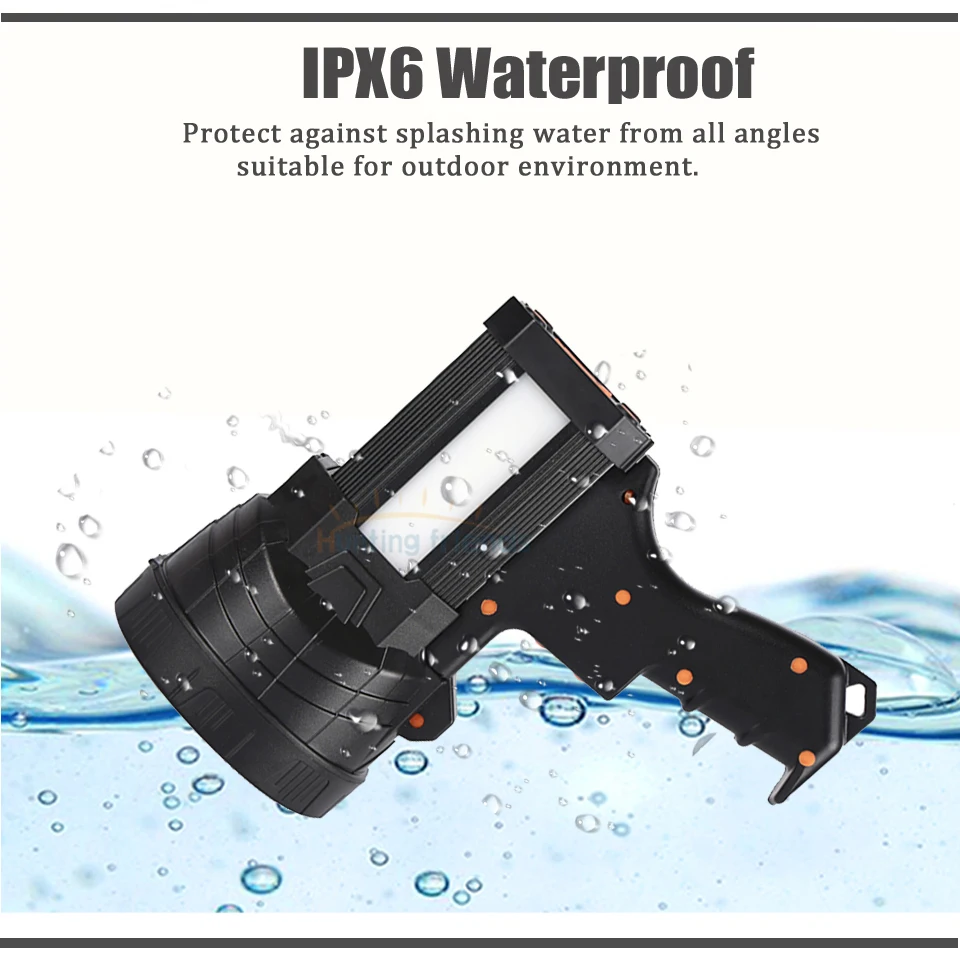 Сверхъяркий фонарик USB с зарядным аккумулятором 18650 в комплекте 3 режима tactacl прожектор с боковым светом