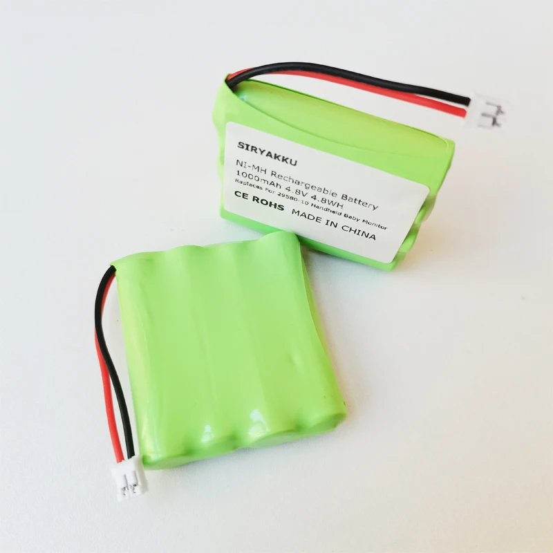 

4.8V Ni-MH Battery Repalcement for Summer Infant 29270-10 29580-10 29790 29940 H-AAA600 BATT-02170 02174 02320 Baby Monitor