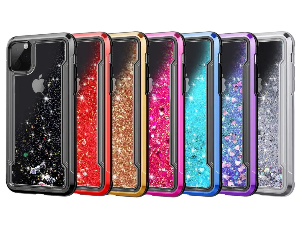 Хромированный Гальванизированный жидкий зыбучий песок чехол для телефона iPhone 6 6s