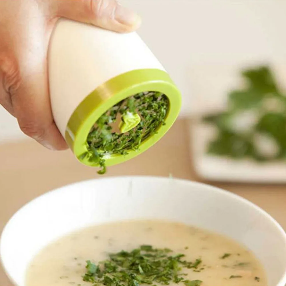 new herb grinder spice mill parsley shredder chopper fruit vegetable cutter kitchen gadgets cooking tools free global shipping