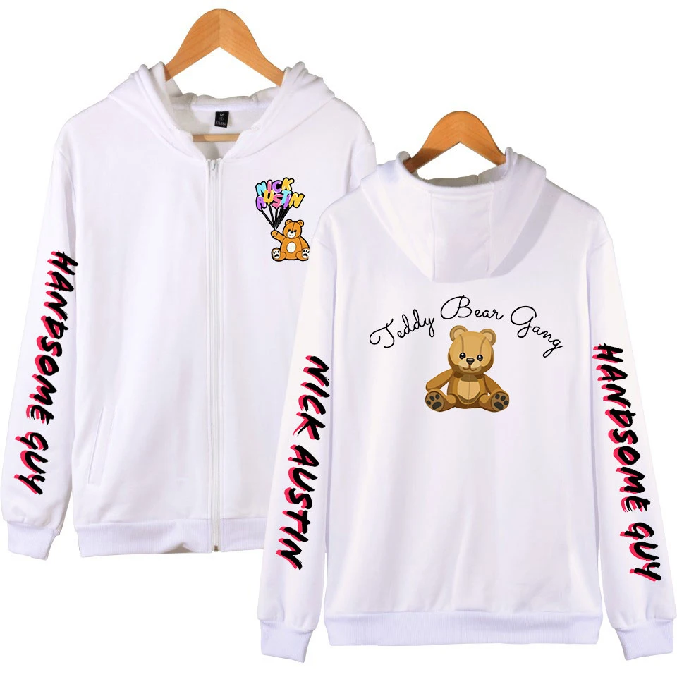 Модные Повседневные зимние пальто на молнии с капюшоном в стиле Мишки