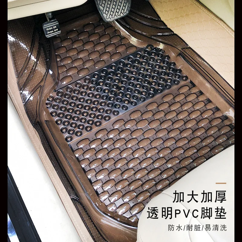 저렴한 2020 환경 무취 두꺼운 투명 고무 플라스틱 그라운드 매트, PVC 라텍스 실리콘 방수 미끄럼 방지 플라스틱 자동차