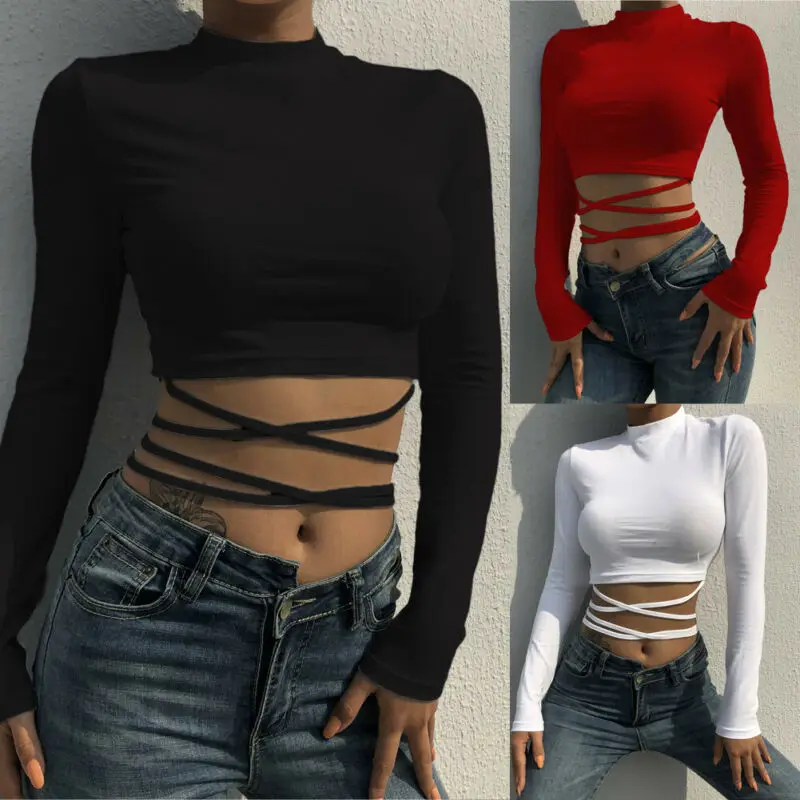 Модные однотонные женские футболки повседневные топы майка футболка с длинным