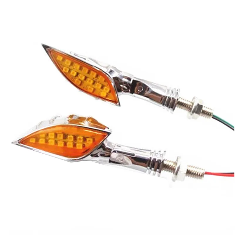 Motorcycle Skull Hand LED Turn Signal Lights Amber Blinker For Harley Honda KTN Touring Dirt bikeScooter Offroad |