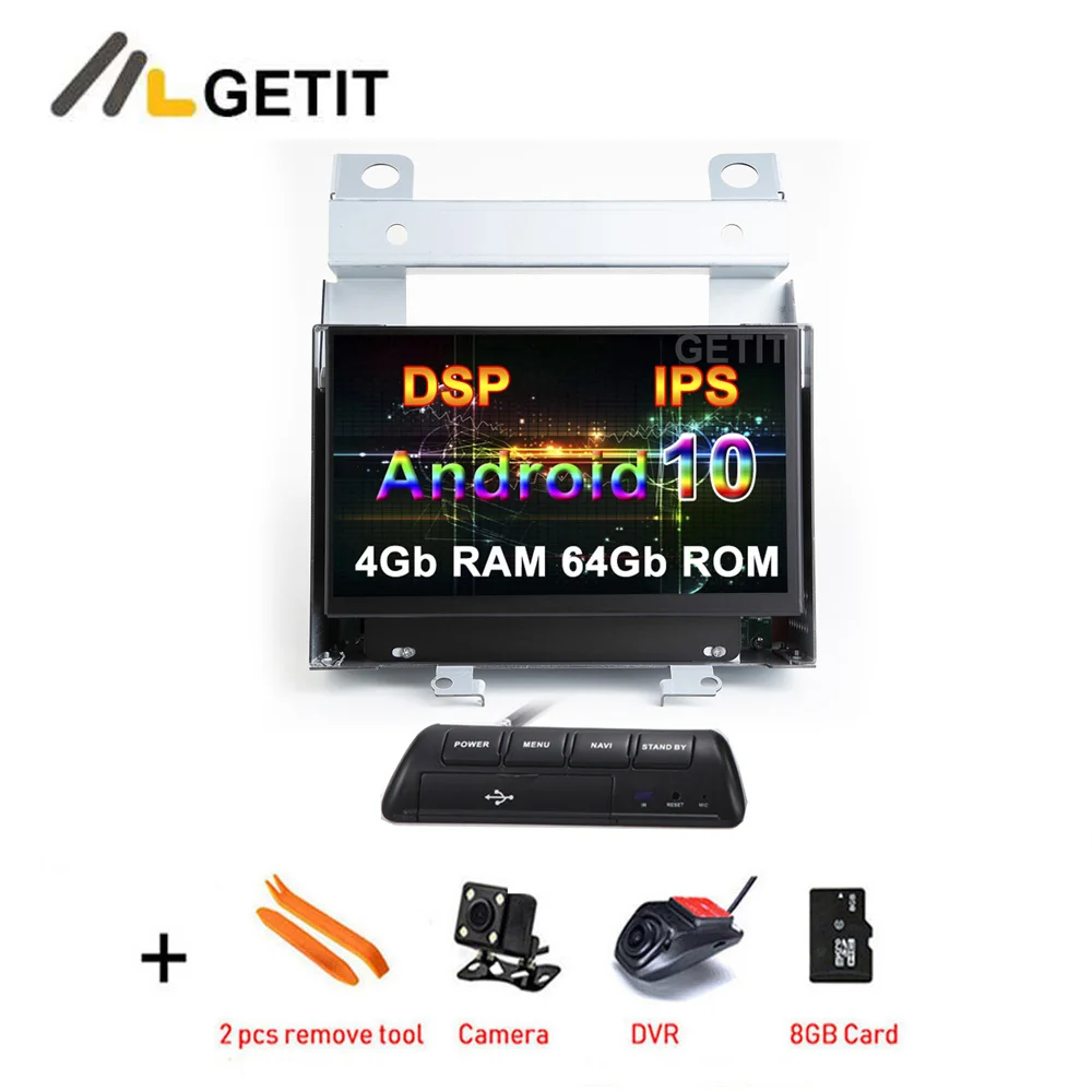 DSP IPS Android 10 автомобильный DVD мультимедиа для Land Rover Freelander 2 2007-2012 с GPS Стерео Wi-Fi BT |