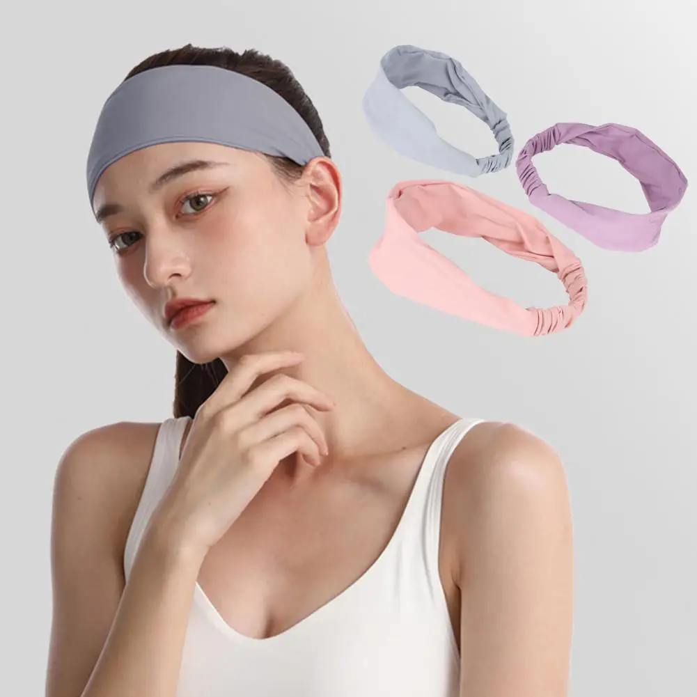 

Sports Headbands Sweat Absorption Skin-friendly Accessory Moisture Wicking Workout Headband for Running