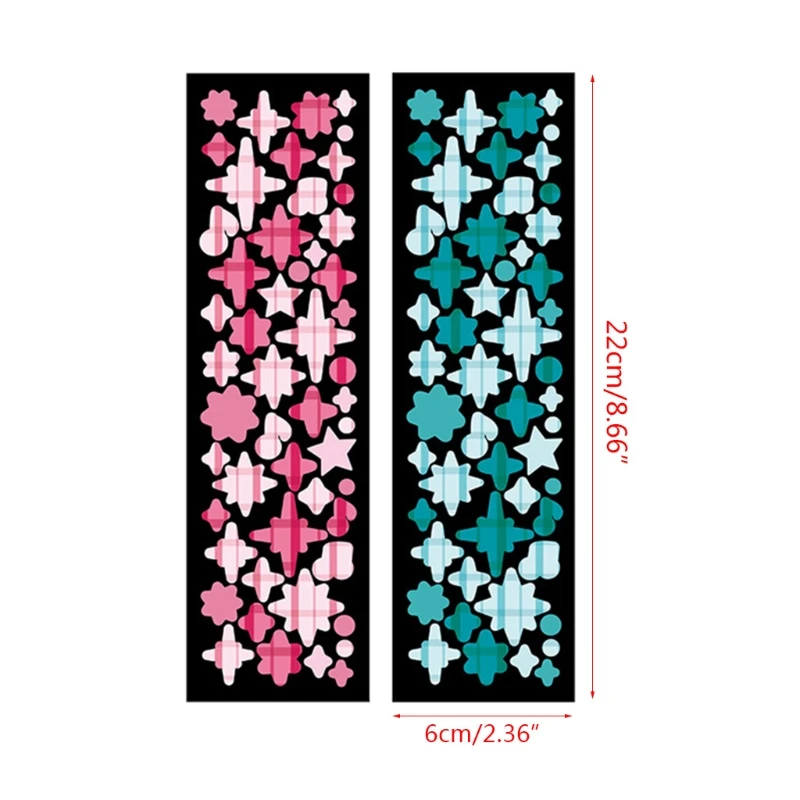 

Kawaii Neon Garden Theme Sequins Sticke for Album Card Making DIY Arts and Craft