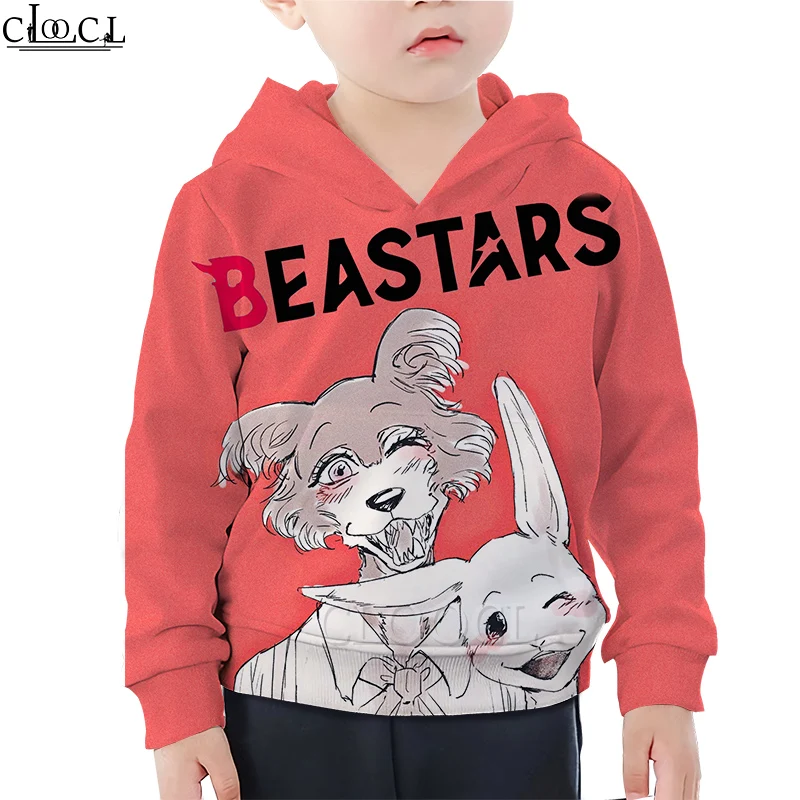 

Толстовка CLOOCL с 3D принтом аниме BEASTARS, Детская толстовка, толстовки для девочек и мальчиков, Детская Повседневная модная уличная одежда
